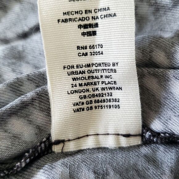 Free People Mini Dress Womens Size 4 Paper Flower Printed Ruffle Fit and Flare - Picture 10 of 10